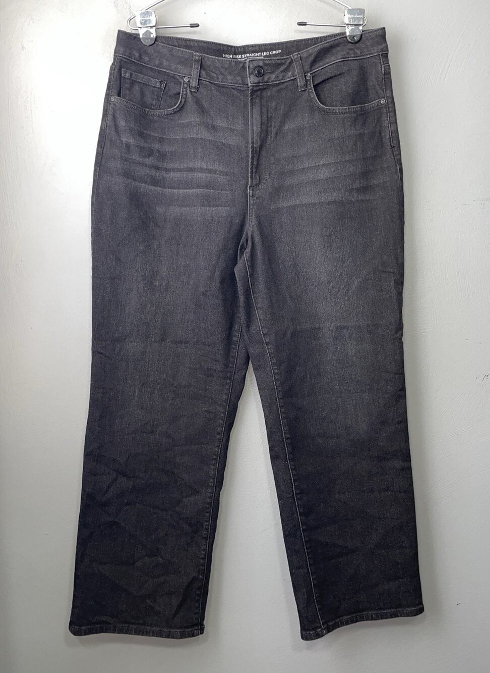 Women's High Rise Straight Leg Crop Jean